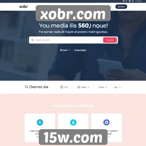 Experiência do usuário no site xobr.com